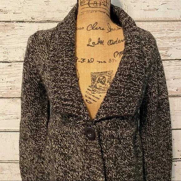 Nurture Black & White Sweater Cardigan sz Small - Picture 2 of 7